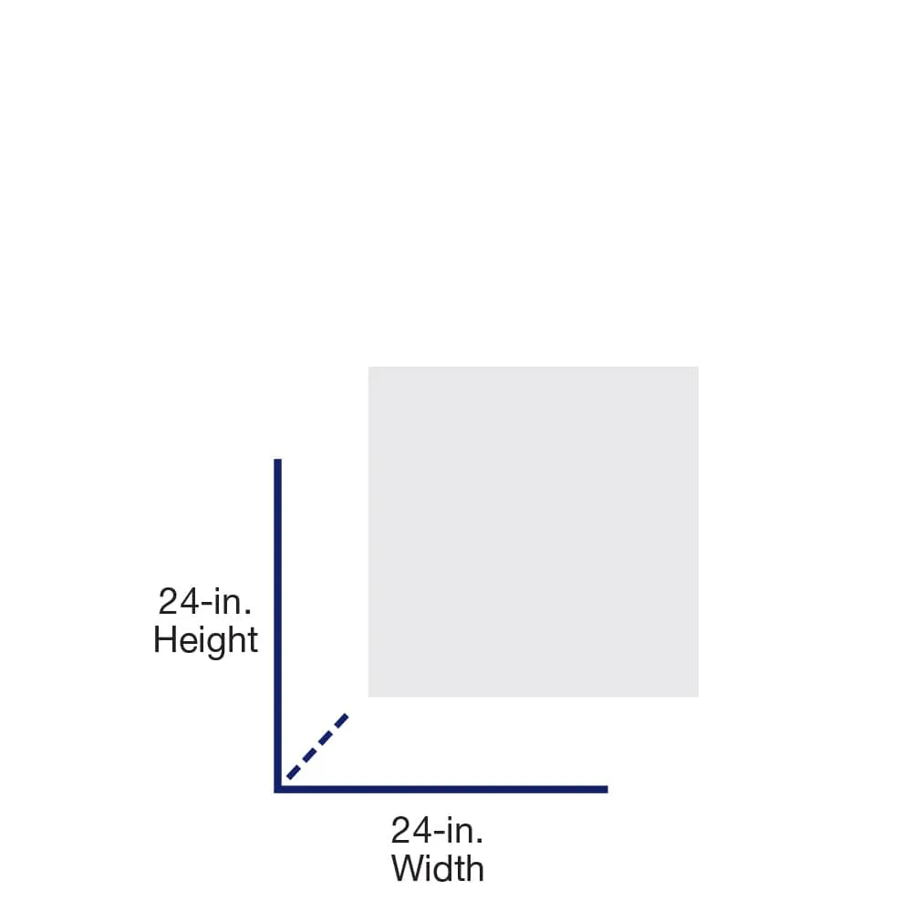 Armstrong Ceilings 24-in x 24-in Fissured Drop Acoustic Panel Ceiling Tiles, Tegular Edge, 16-Pack (64 sq ft), White, photo 7 of 7