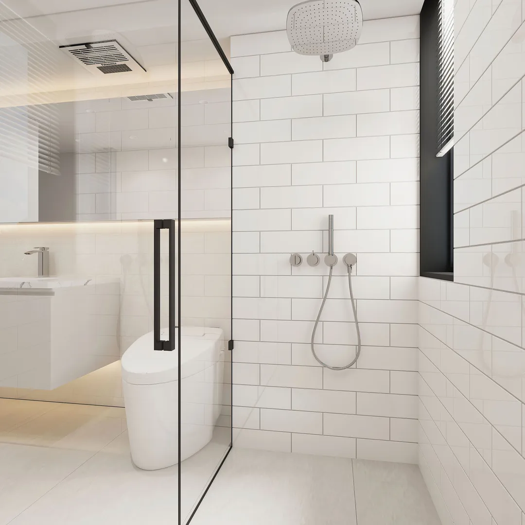 Giorbello Classic Premium Alabaster White 4-in x 12-in Glossy Glass Subway Wall Tile (5-sq. ft/ Carton), photo 4 of 7