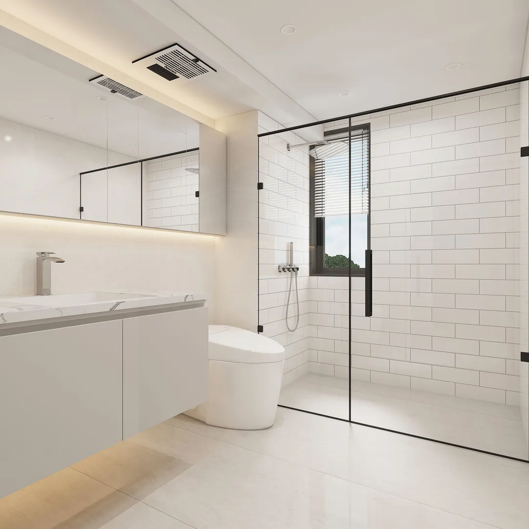 Giorbello Classic Premium Alabaster White 4-in x 12-in Glossy Glass Subway Wall Tile (5-sq. ft/ Carton), photo 5 of 7