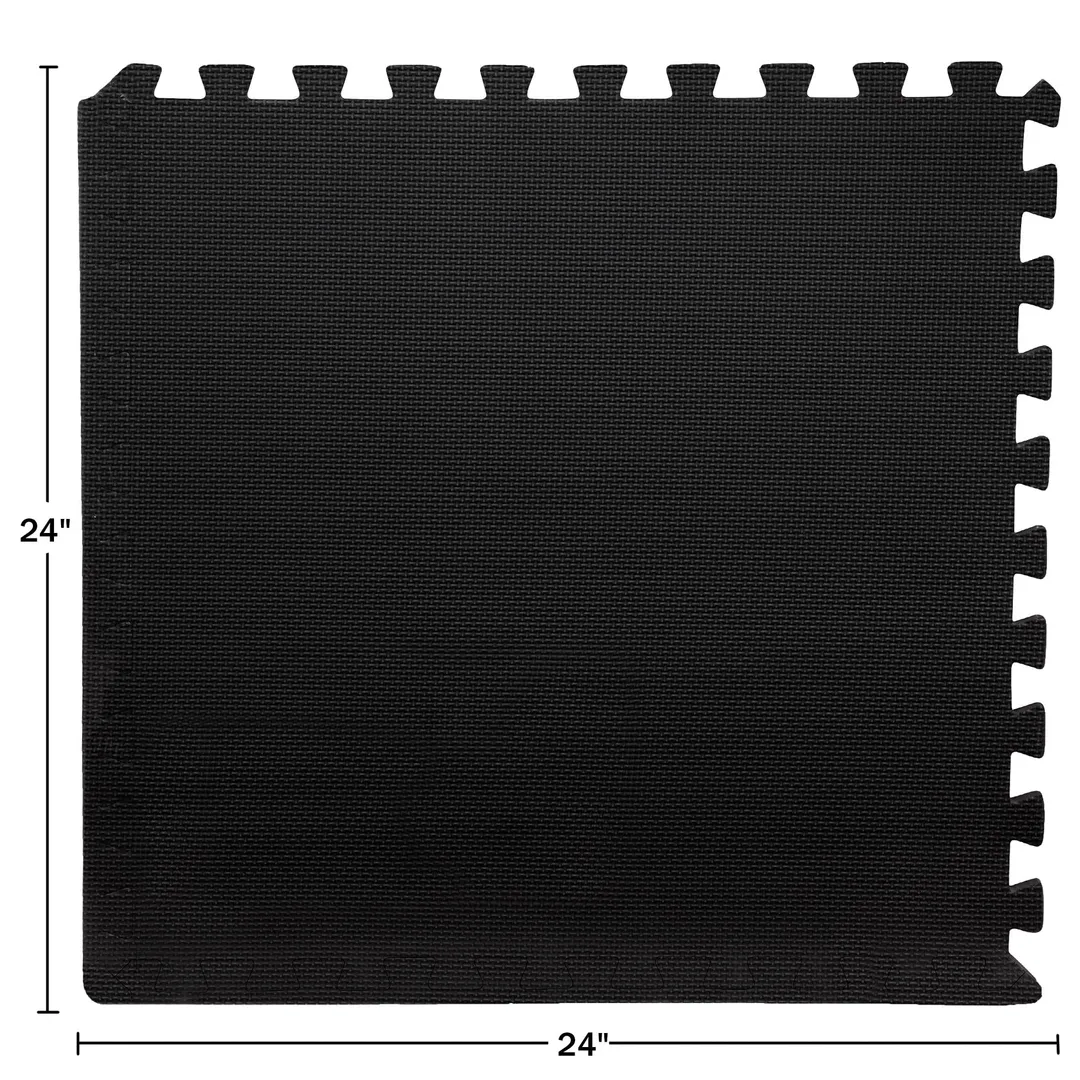 Stalwart 24-in W x 24-in L x 0.5-in T Interlocking Foam Gym Floor Tile (72-sq ft) (18-Pack), photo 10 of 10