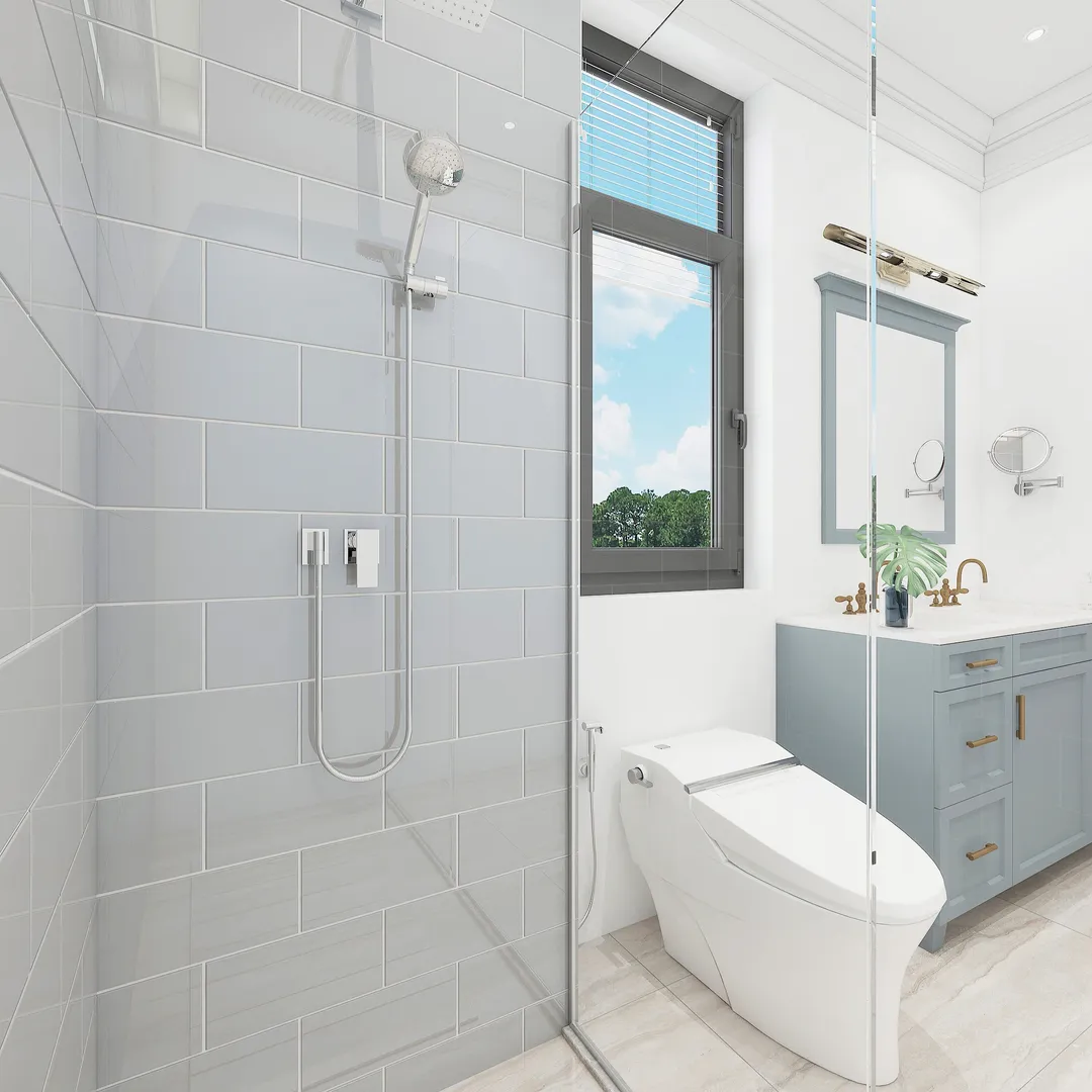 Giorbello Classic Premium True Gray 6-in x 12-in Glossy Glass Subway Wall Tile (5-sq. ft/ Carton), photo 4 of 7