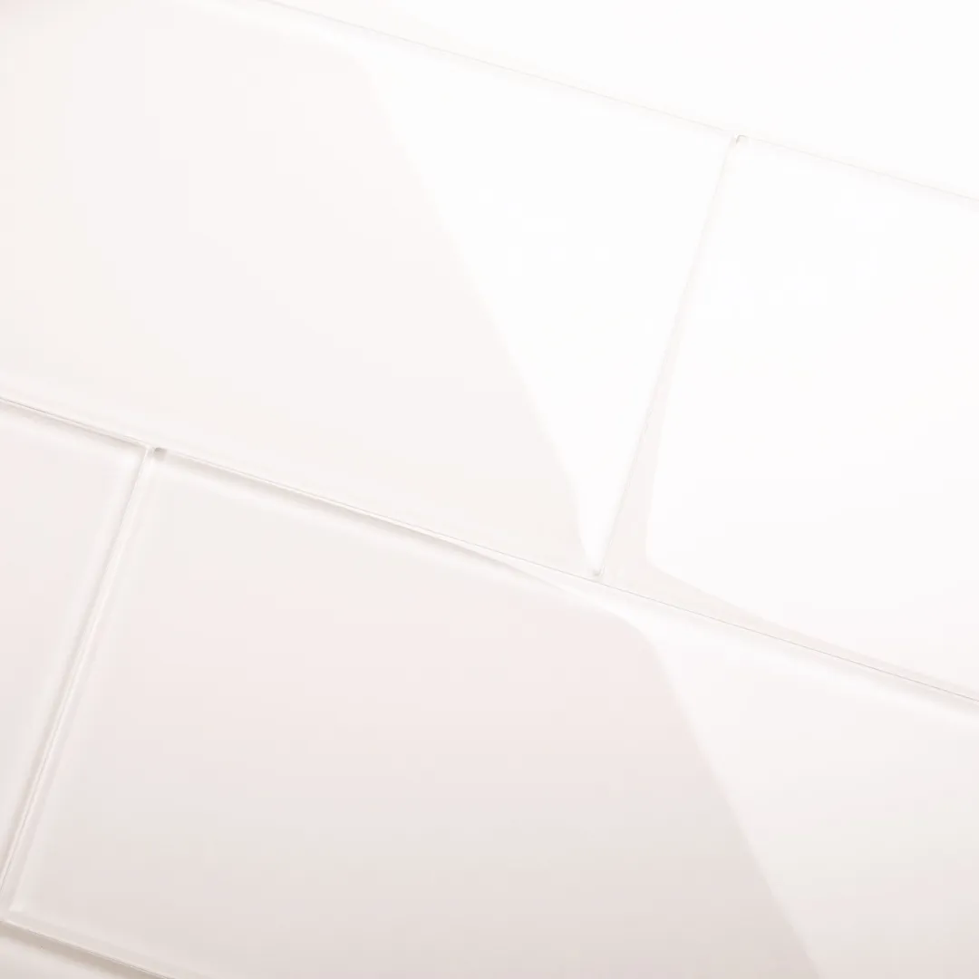Giorbello Classic Premium Rose Pale Pink 6-in x 12-in Glossy Glass Subway Wall Tile (5-sq. ft/ Carton), photo 6 of 7