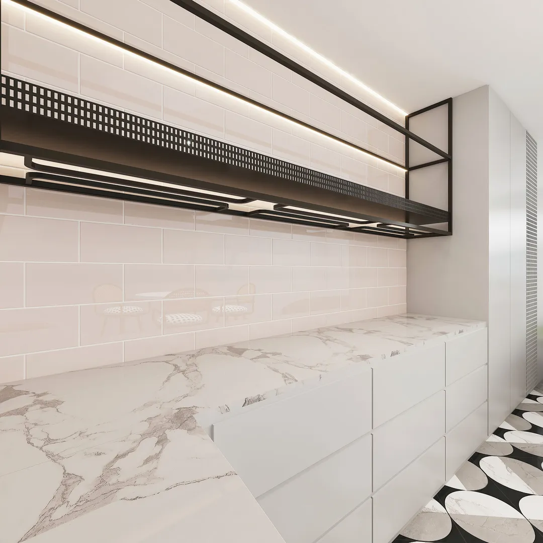 Giorbello Classic Premium Rose Pale Pink 6-in x 12-in Glossy Glass Subway Wall Tile (5-sq. ft/ Carton), photo 5 of 7