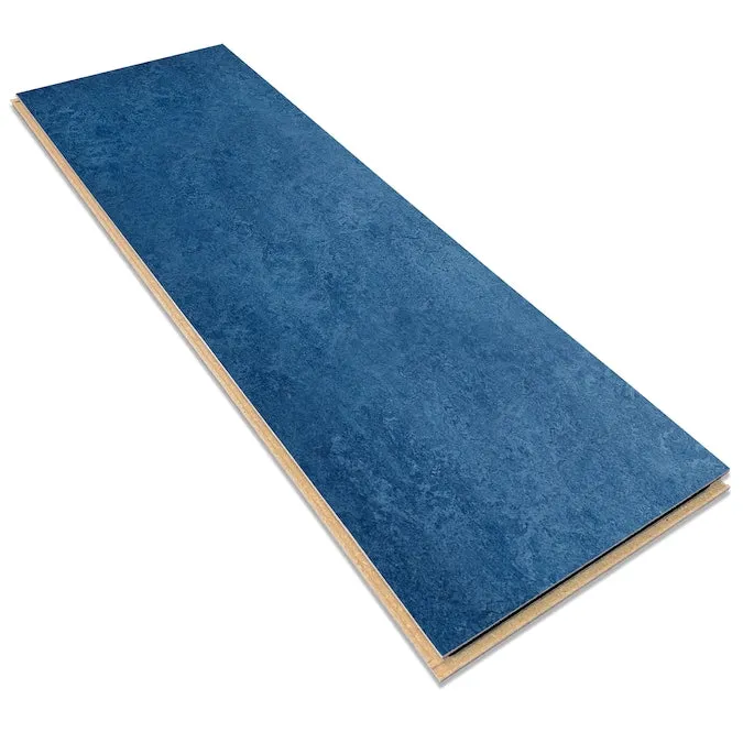 Forbo Flooring Systems Marmoleum Cinch Loc Seal Blue 10-mm T x 12-in W x 36-in L Waterproof Tile Look Laminate Flooring (20.34-sq ft / Carton), photo 2 of 6