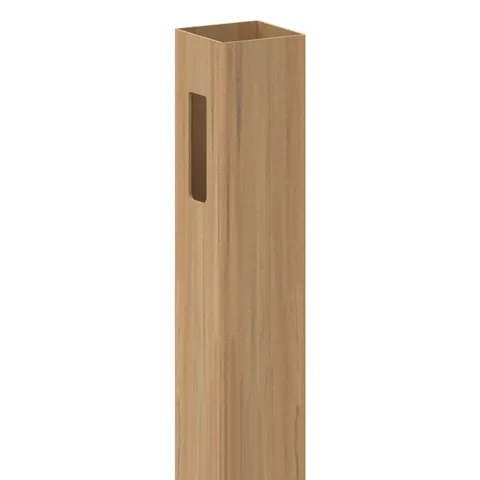 12-ft Woodgrain Cypress Vinyl Fence Post