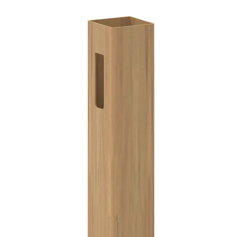 12-ft Cypress Vinyl End Fence Post