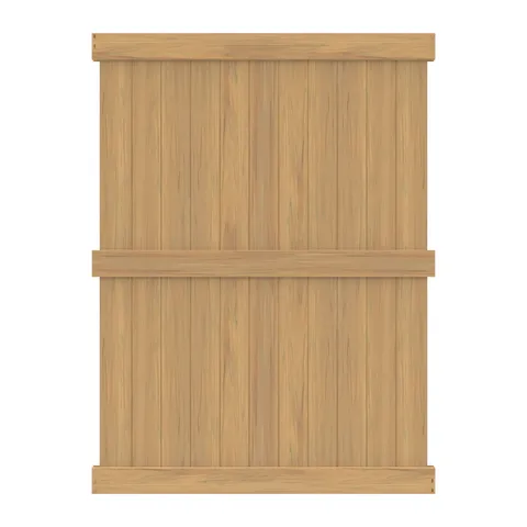 Hampton Woodgrain Luxury Vinyl Privacy Panel
