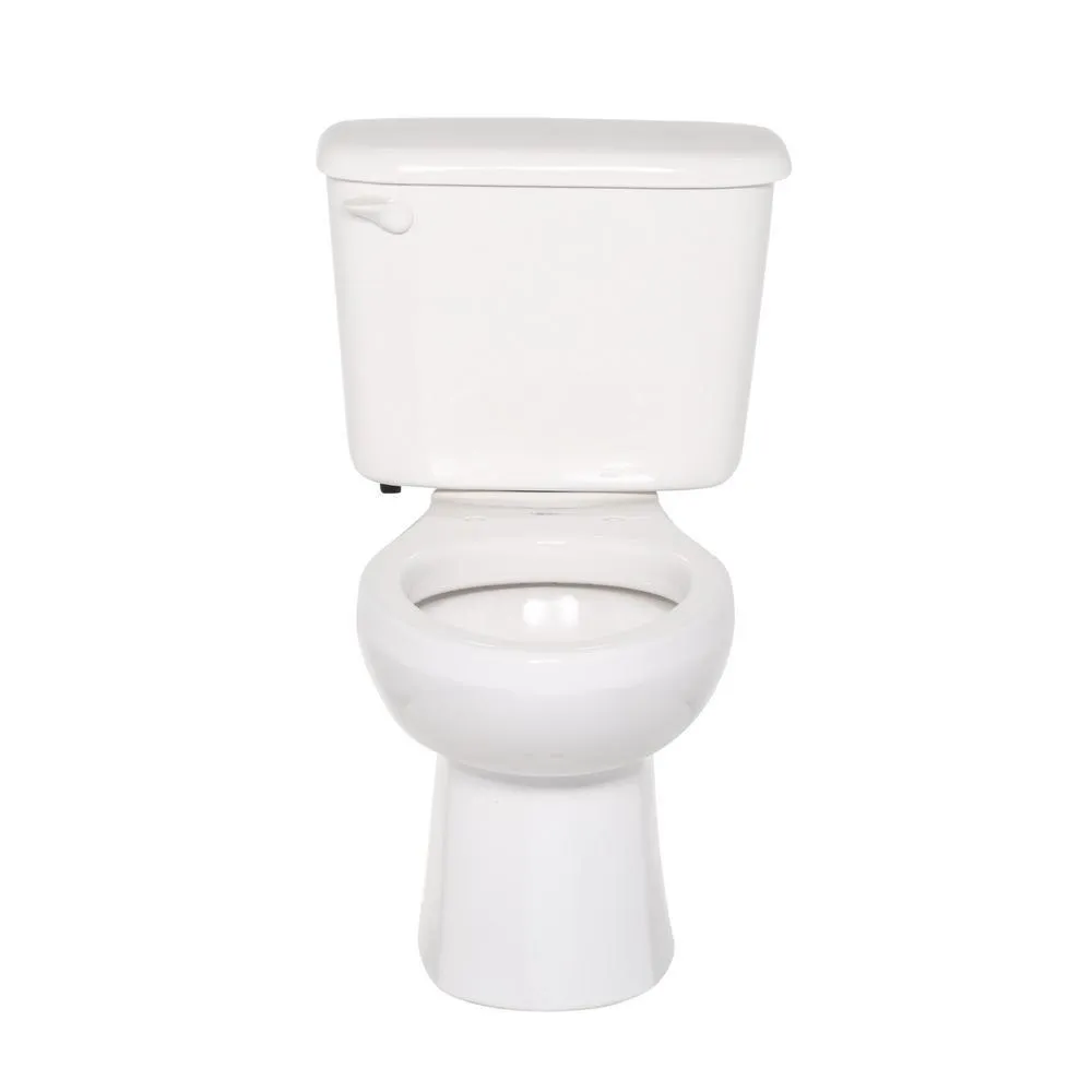 American Standard Colony 10 in. Rough-In 2-Piece 1.28 GPF Single-Flush Elongated Toilet in White (Seat Not Included), photo 5 of 17
