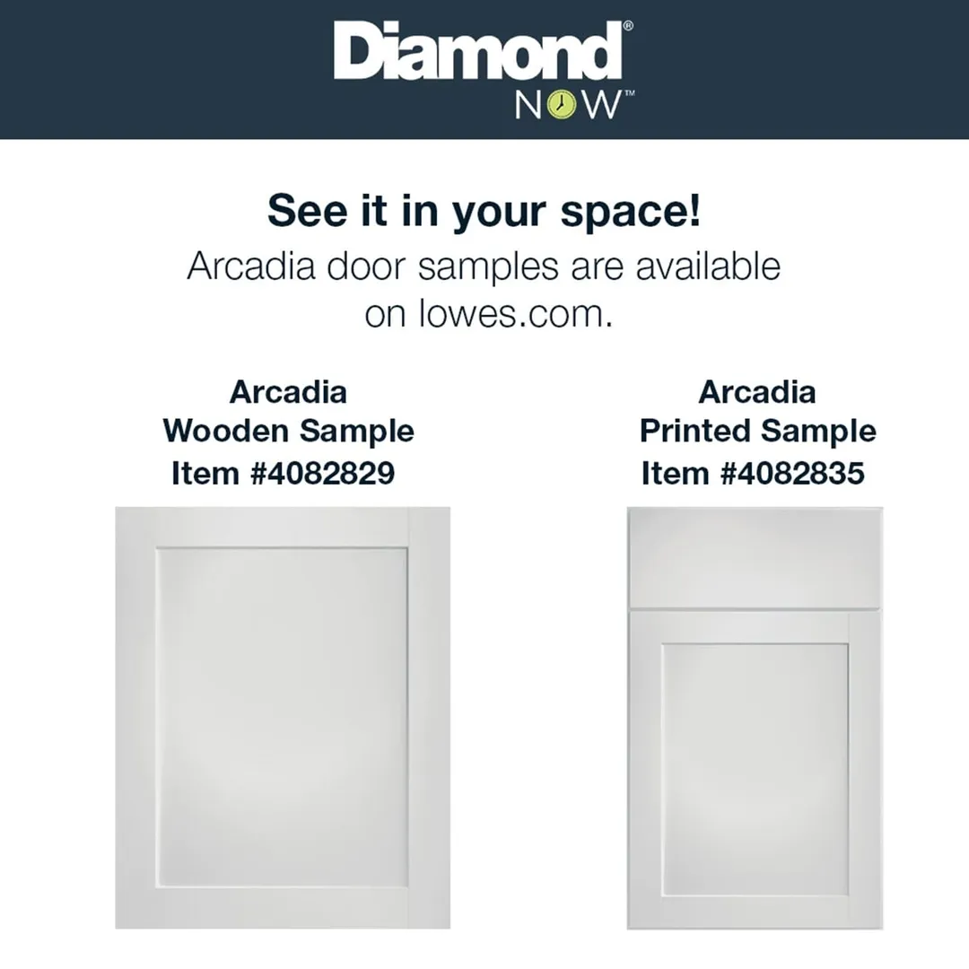 Diamond NOW Arcadia 21-in W x 30-in H x 12-in D White Wall Fully Assembled Cabinet (Recessed Panel Shaker Door Style), photo 14 of 14