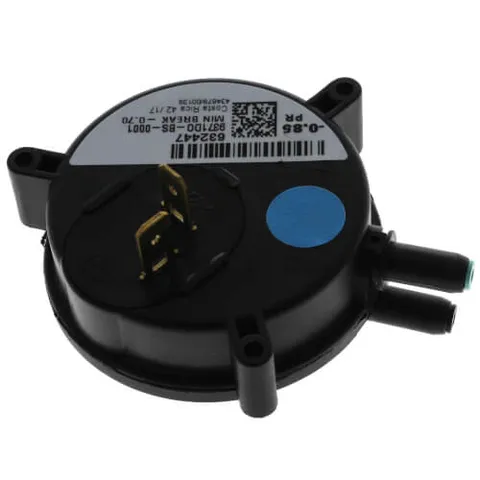 632447R 0.85" WC SPST Pressure Switch
