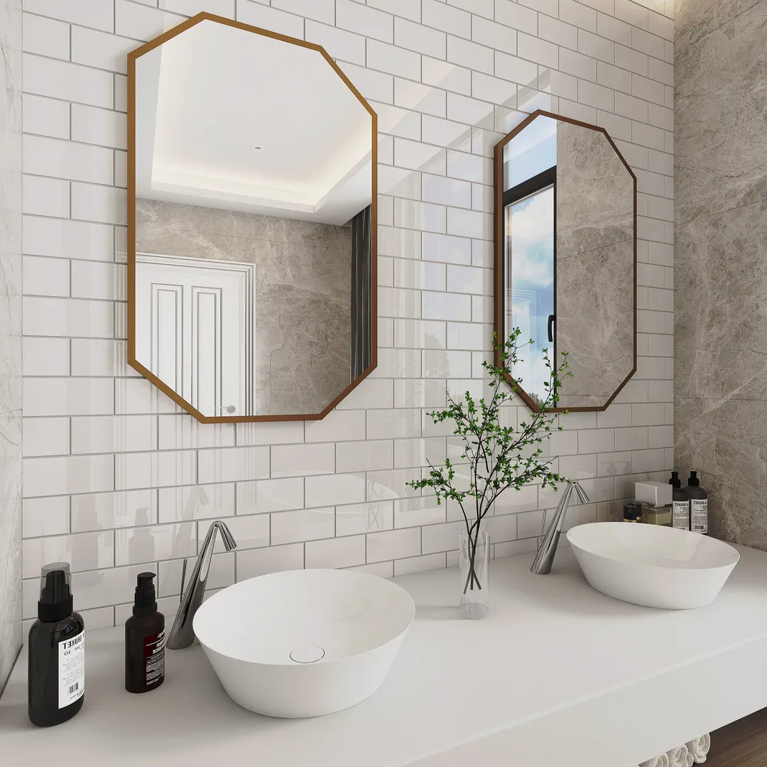 Giorbello Classic Premium Agreeable Gray 3-in x 6-in Glossy Glass Subway Wall Tile (5-sq. ft/ Carton), photo 3 of 7