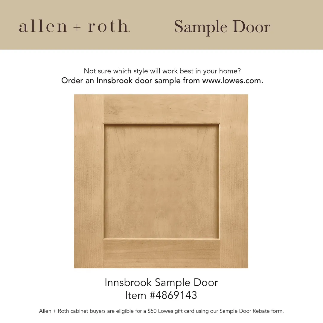 allen + roth Innsbrook 36-in W x 34.5-in H x 24-in D Rye Lazy Susan Corner Base Fully Assembled Cabinet (Flat Panel Shaker Style), photo 14 of 15