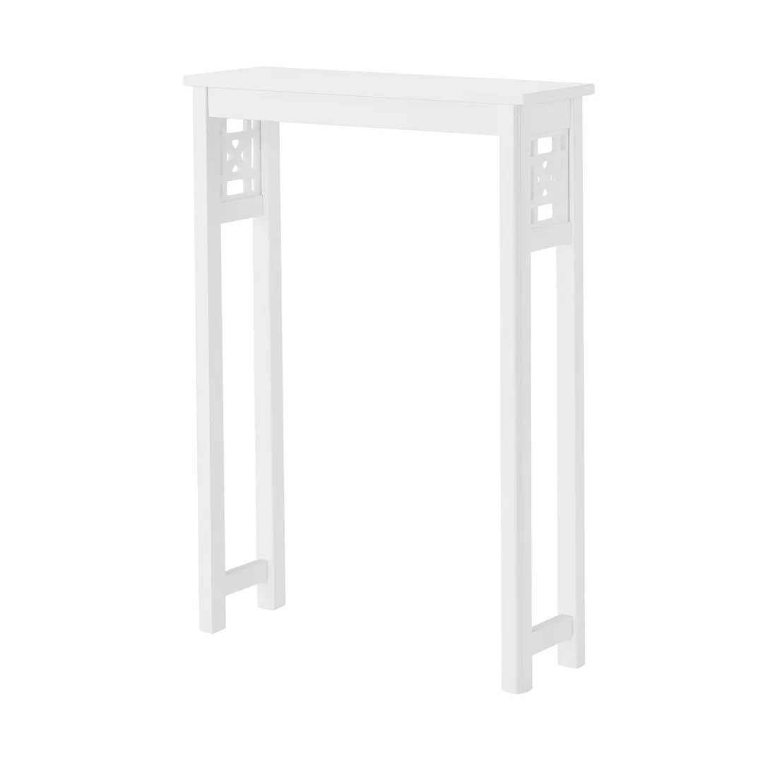 Alaterre Furniture 27-in x 37-in x 8-in White Wood Wall-mount Linen Cabinet, photo 5 of 13