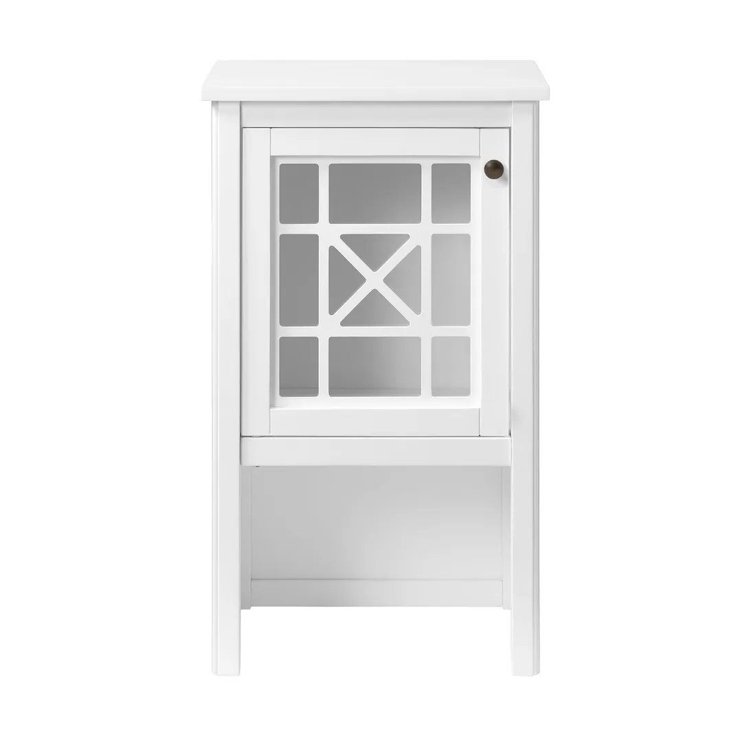 Alaterre Furniture Derby 27-in x 29-in x 8-in White Wood Wall-mount Linen Cabinet, photo 7 of 11