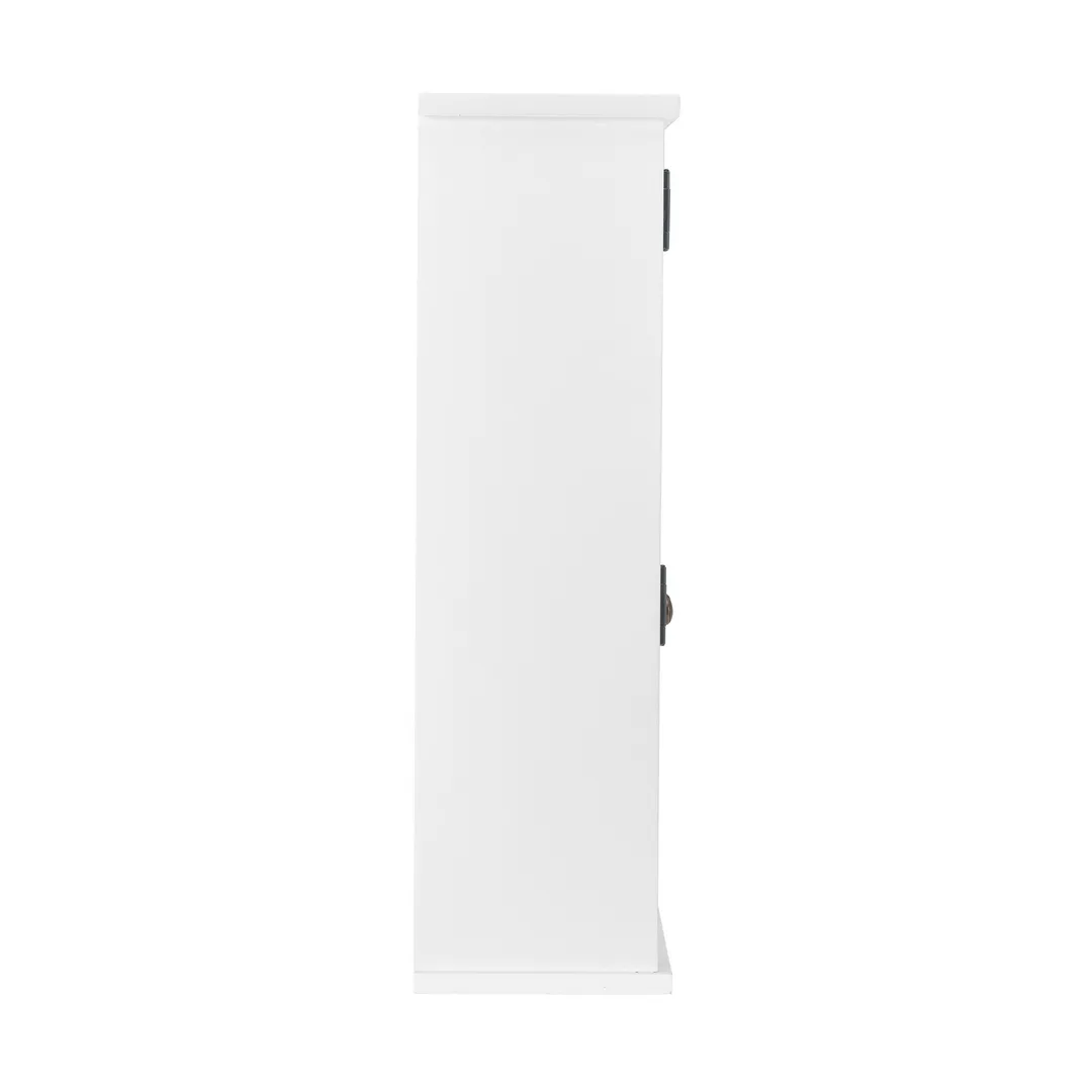 Alaterre Furniture Derby 27-in x 29-in x 8-in White Wood Wall-mount Linen Cabinet, photo 3 of 11