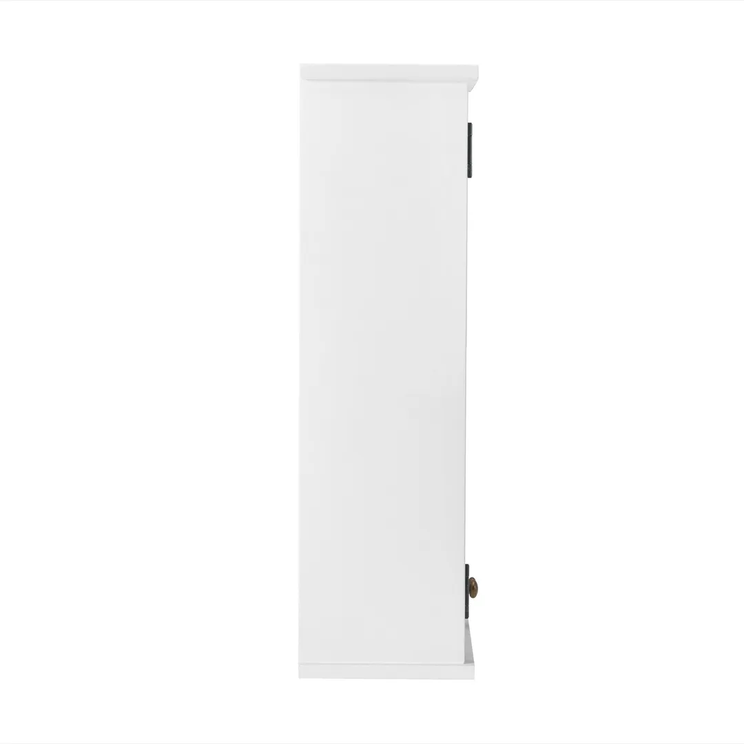 Alaterre Furniture 27-in x 29-in x 8-in White Bathroom Wall Cabinet, photo 3 of 7