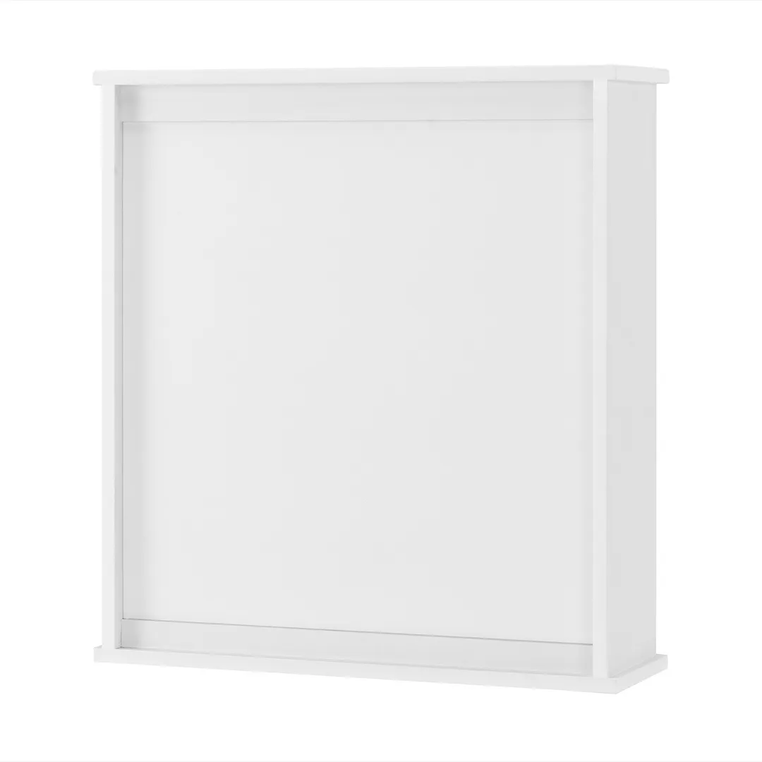 Alaterre Furniture 27-in x 29-in x 8-in White Bathroom Wall Cabinet, photo 4 of 7
