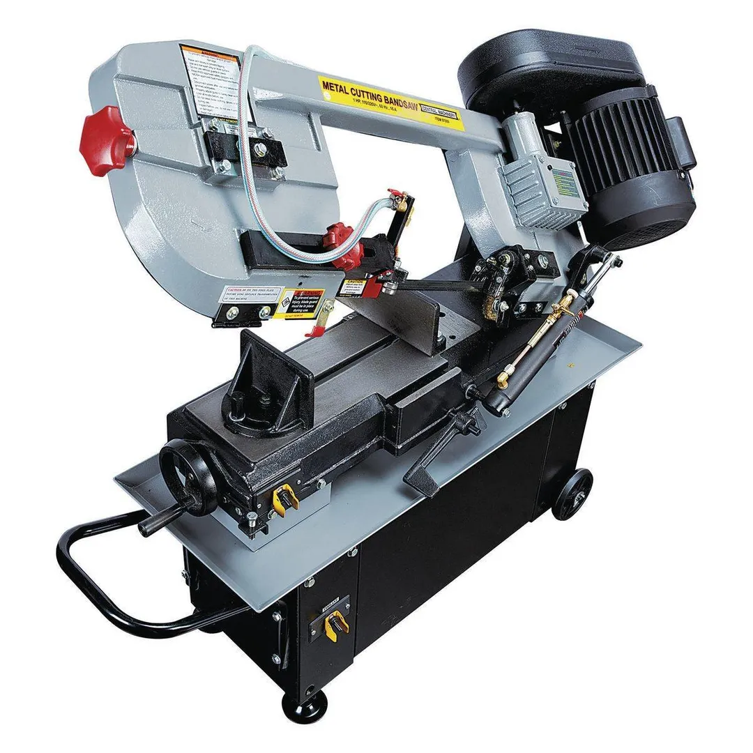 Central Machinery 1 HP 7 In. x 12 In. Hydraulic Feed Metal Cutting Band Saw, photo 2 of 2
