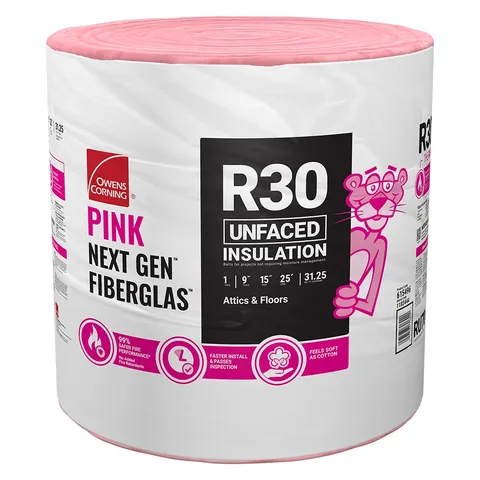 EcoTouch R-30 Unfaced Fiberglass Insulation Roll