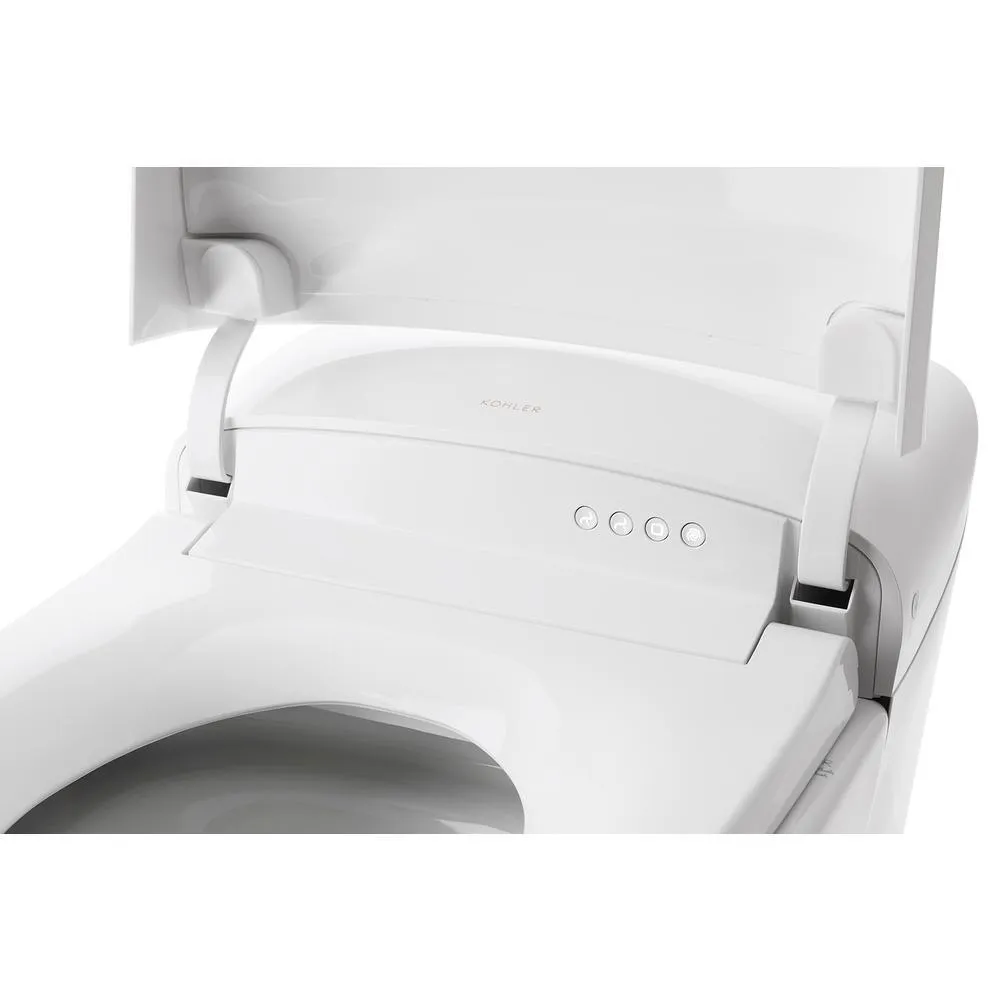 Eir 1-Piece 0.8 or 1.0 GPF Dual Flush Elongated Toilet in White, Seat Included, photo 8 of 9