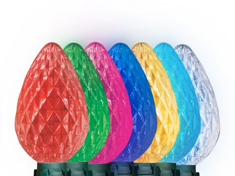 Color Effects 8-Marker Color-Changing LED G60 Christmas Pathway Light Set with Remote