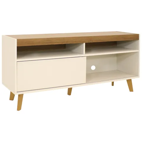 Modern/Contemporary Off-white Tv Cabinet (Accommodates TVs up to 55-in)