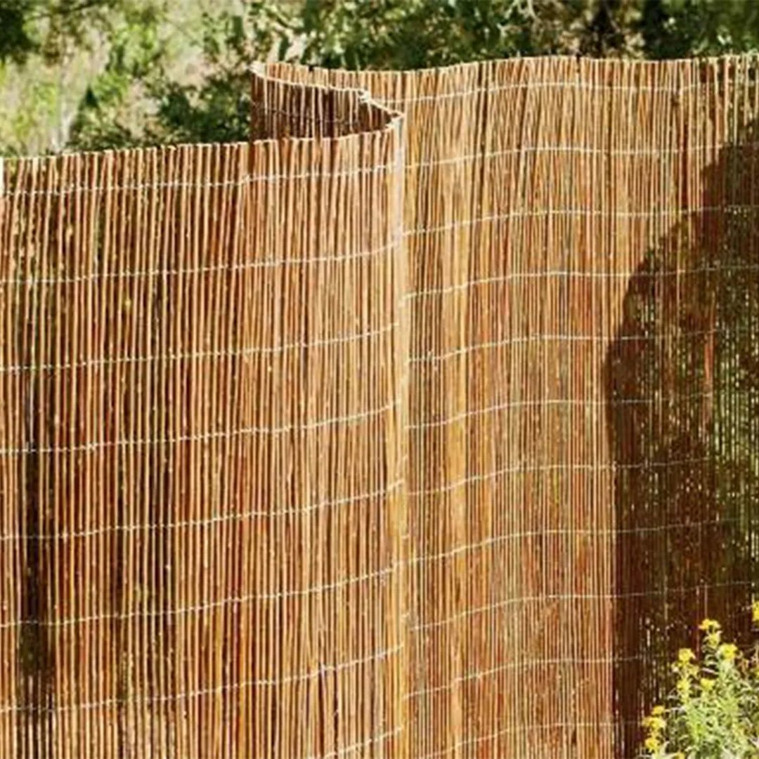 Backyard X-Scapes 16-ft x 6-ft 0.75-Gauge Brown Wood Bamboo Fencing Rolled Fencing, photo 6 of 12