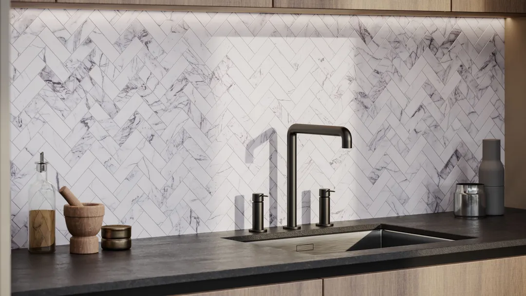 Satori Lilac Intrica 11-in x 11-in Honed Natural Stone Mosaic Floor and Wall Tile (0.893-sq. ft/ Piece), photo 7 of 7