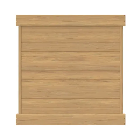 6-ft Cypress Vinyl Privacy Fence Panel