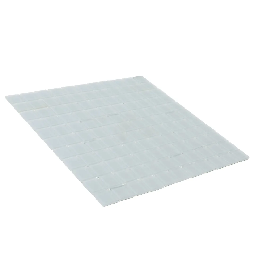 Apollo Tile (Sample) Floor and Wall Tile Mink Gray 4-in x 4-in Matte Glass Uniform Squares Mosaic Floor and Wall Tile, photo 6 of 6