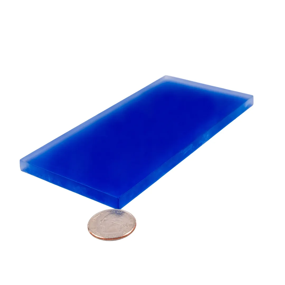 Apollo Tile (Sample) Wall Tile Royal Blue 3-in x 6-in Matte Glass Brick Subway Wall Tile, photo 4 of 9