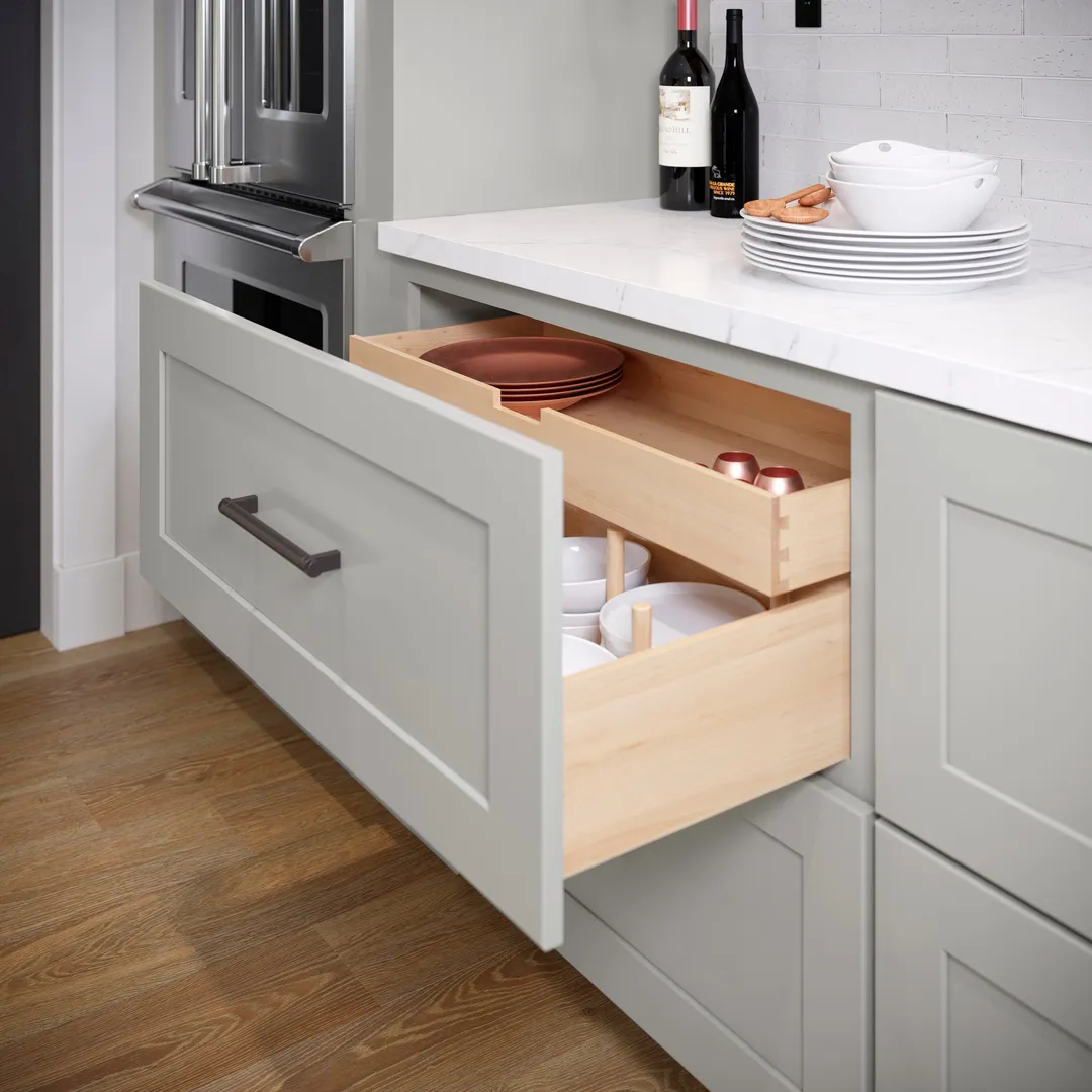 allen + roth Aveley 30-in W x 36.125-in H x 12-in D Linen Wall Fully Assembled Cabinet (Flat Panel Shaker Door Style), photo 2 of 17