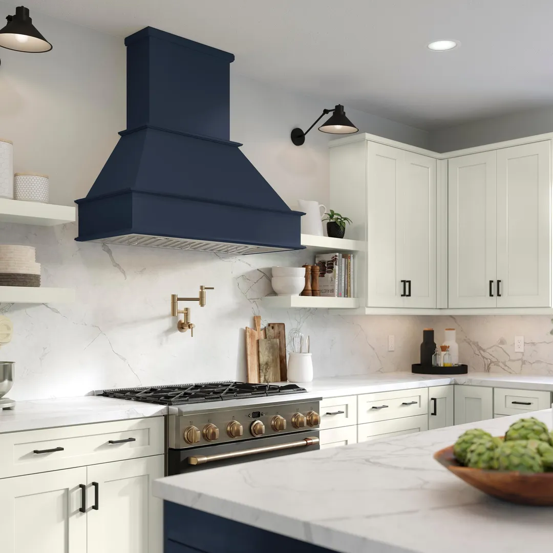 allen + roth Aveley 24-in W x 36.125-in H x 12-in D Linen Wall Fully Assembled Cabinet (Flat Panel Shaker Door Style), photo 3 of 19
