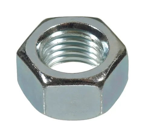 7/8 in. Zinc-Plated Steel USS Hex Nut, 10-Pack