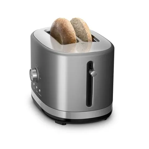 2-Slice Silver 1200-Watt Toaster
