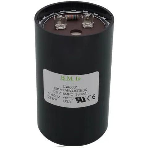 63A06 176-216 MFD Round Capacitor (330V)