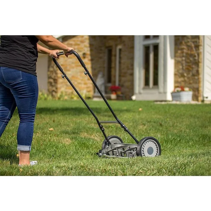 Great States Corporation 18 in. Manual Walk-Behind Non-Electric Reel Lawn Mower, photo 4 of 5