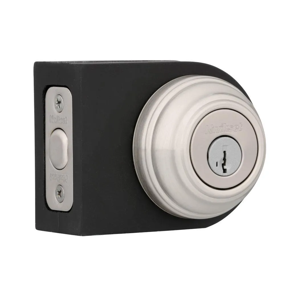 Kwikset Satin Nickel Double Cylinder Deadbolt featuring SmartKey Security, photo 3 of 8