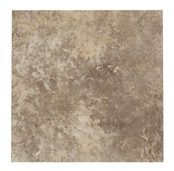 Style Selections Tumbled Stone 3-mil x 12-in W x 12-in L Water Resistant Peel and Stick Luxury Vinyl Tile Flooring, photo 5 of 8