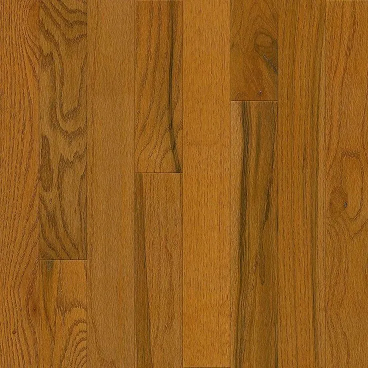 Bruce Plano Oak Gunstock 3/4 in. Thick x 3-1/4 in. Wide x Varying Length Solid Hardwood Flooring (352 sq. ft. / pallet), photo 2 of 6