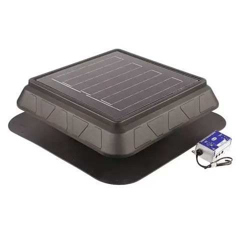 MasterFlow Green Machine High-Power Solar Roof Vent, 750 CFM, PRSOLAR2