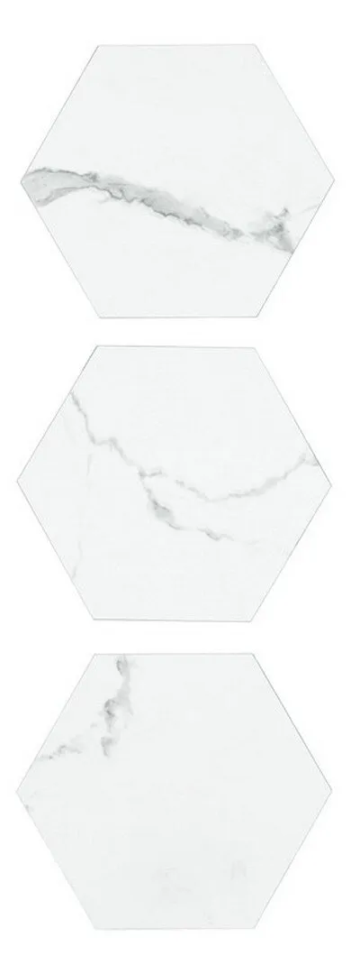 Lucida USA White Marble Look 12-mil x 6-in W x 6-in L Waterproof Peel and Stick Vinyl Tile Flooring (21.5-sq ft/ Carton), photo 4 of 11