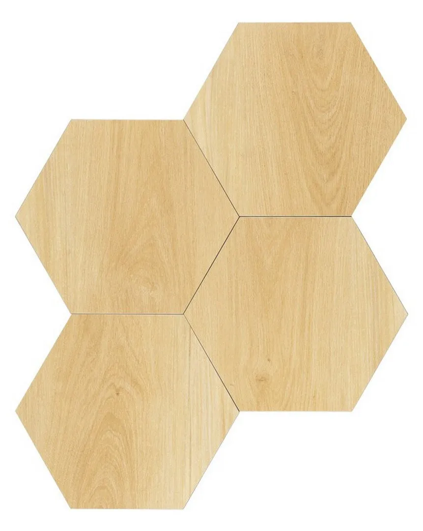 Lucida USA Pine Brown Wood Look 12-mil x 6-in W x 6-in L Waterproof Peel and Stick Vinyl Tile Flooring (21.5-sq ft/ Carton), photo 3 of 11