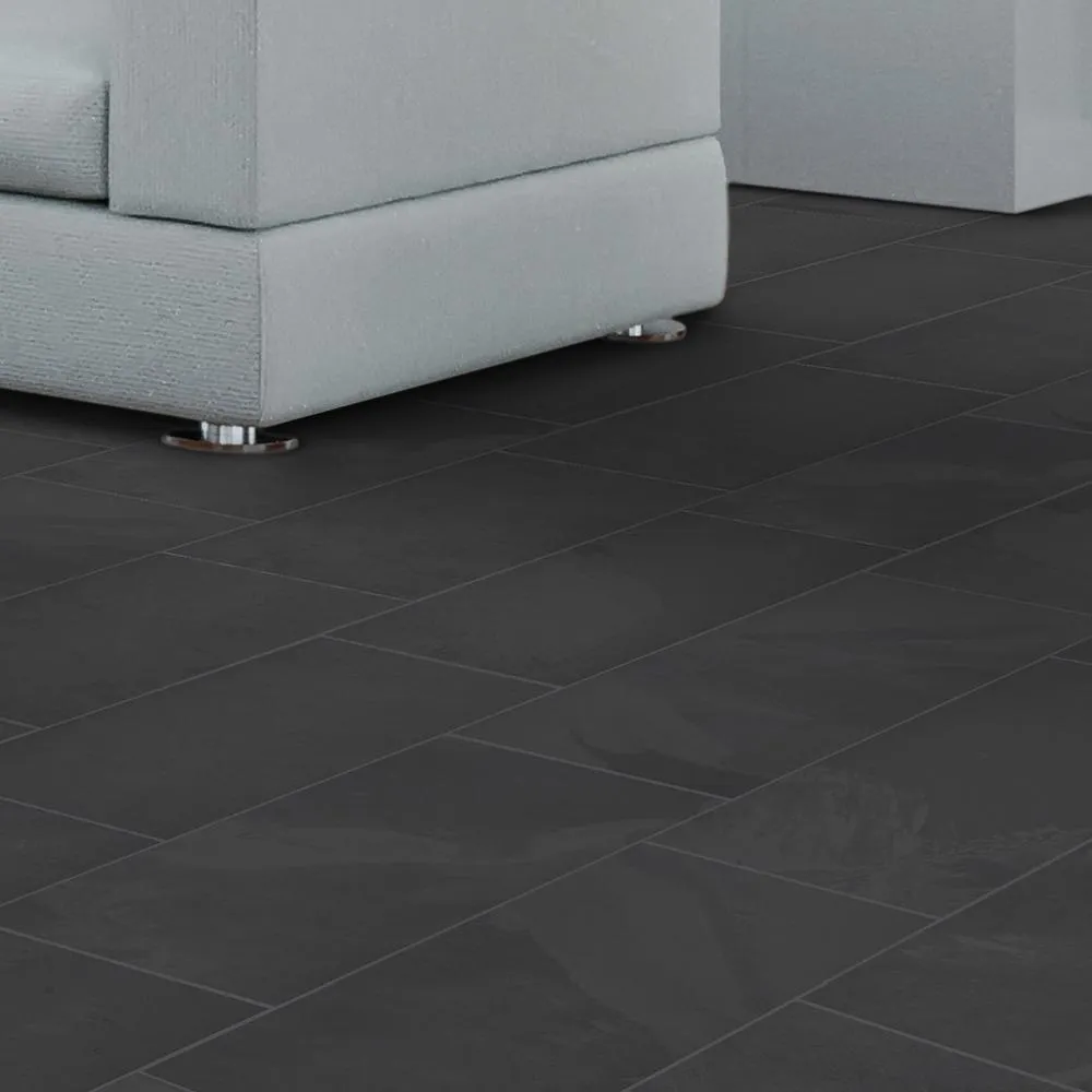 Florida Tile Home Collection Galactic Slate 12 in. x 24 in. Porcelain Floor and Wall Tile (13.62 sq. ft/ case), photo 2 of 4