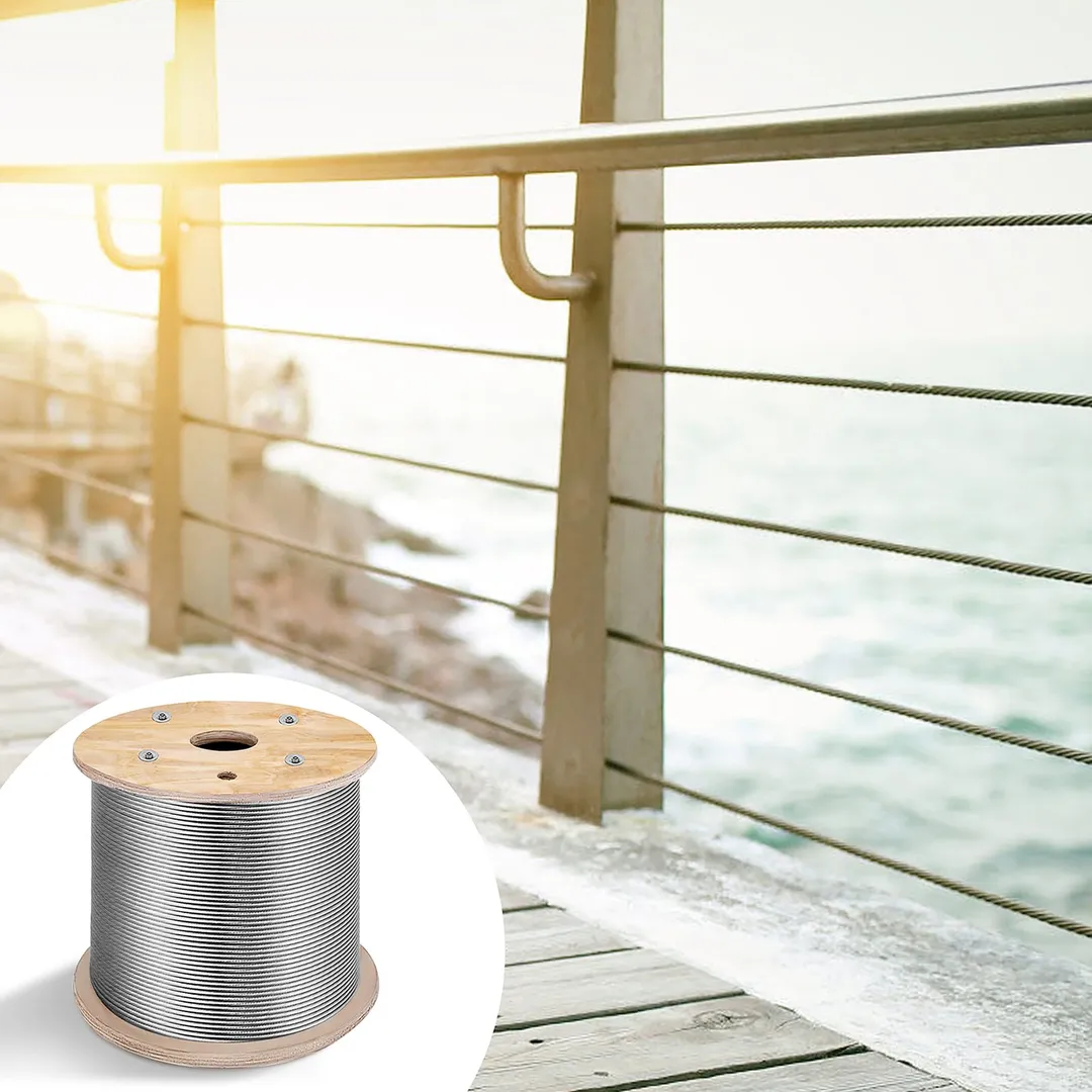 VEVOR 1000-ft Silver Stainless Steel Cable, photo 2 of 10