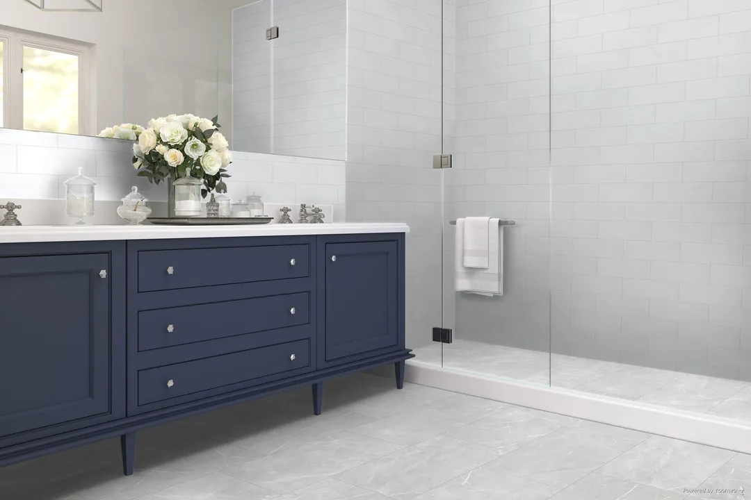 Satori Hudson Brilliant White 4-in x 12-in Glossy Ceramic Subway Wall Tile (0.32-sq. ft/ Piece), photo 3 of 13