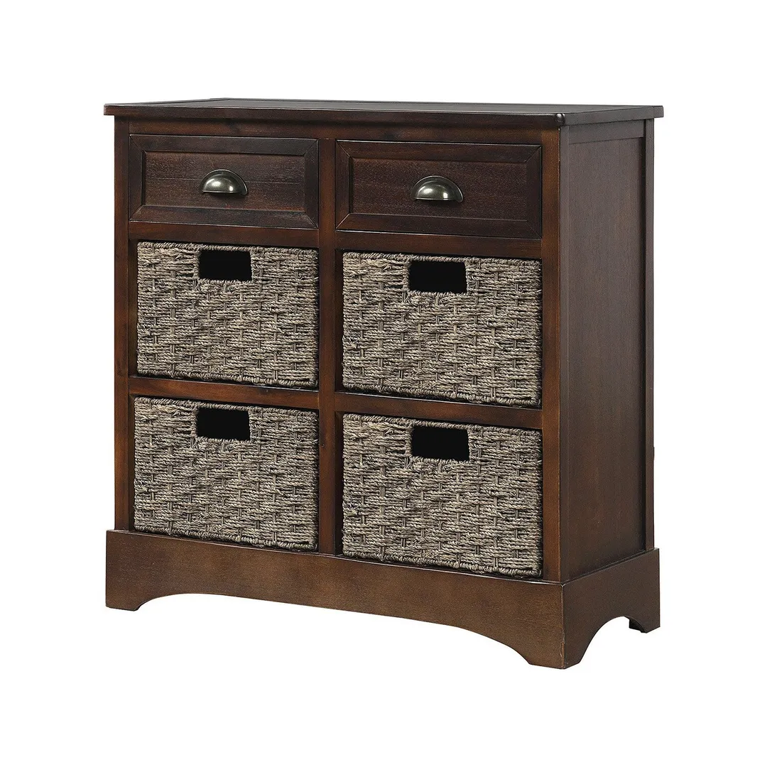 GZMR 28-in W x 28-in H Wood Espresso Freestanding Utility Storage Cabinet, photo 4 of 11