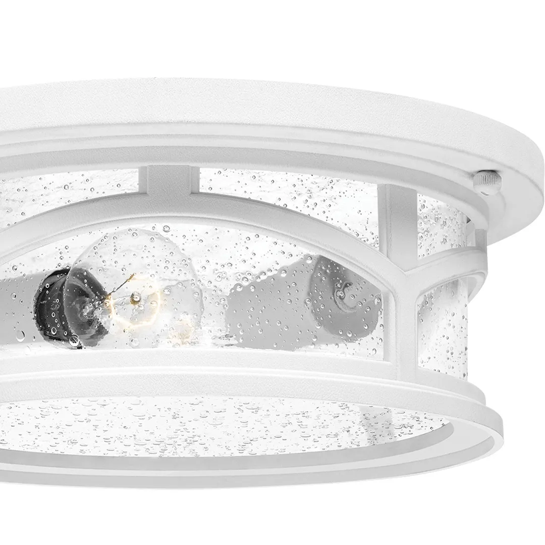 Quoizel Marblehead 10.25-in W Fresco Outdoor Flush Mount Light, photo 5 of 7