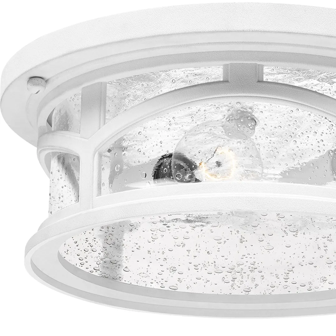 Quoizel Marblehead 10.25-in W Fresco Outdoor Flush Mount Light, photo 4 of 7