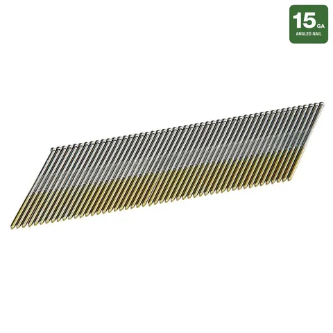 1-1/2 in. 15 GA Bright Finish Nails, 1,000 Pc.